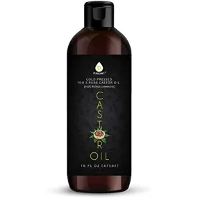 100% Pure Cold Pressed Castor Oil 16 Oz