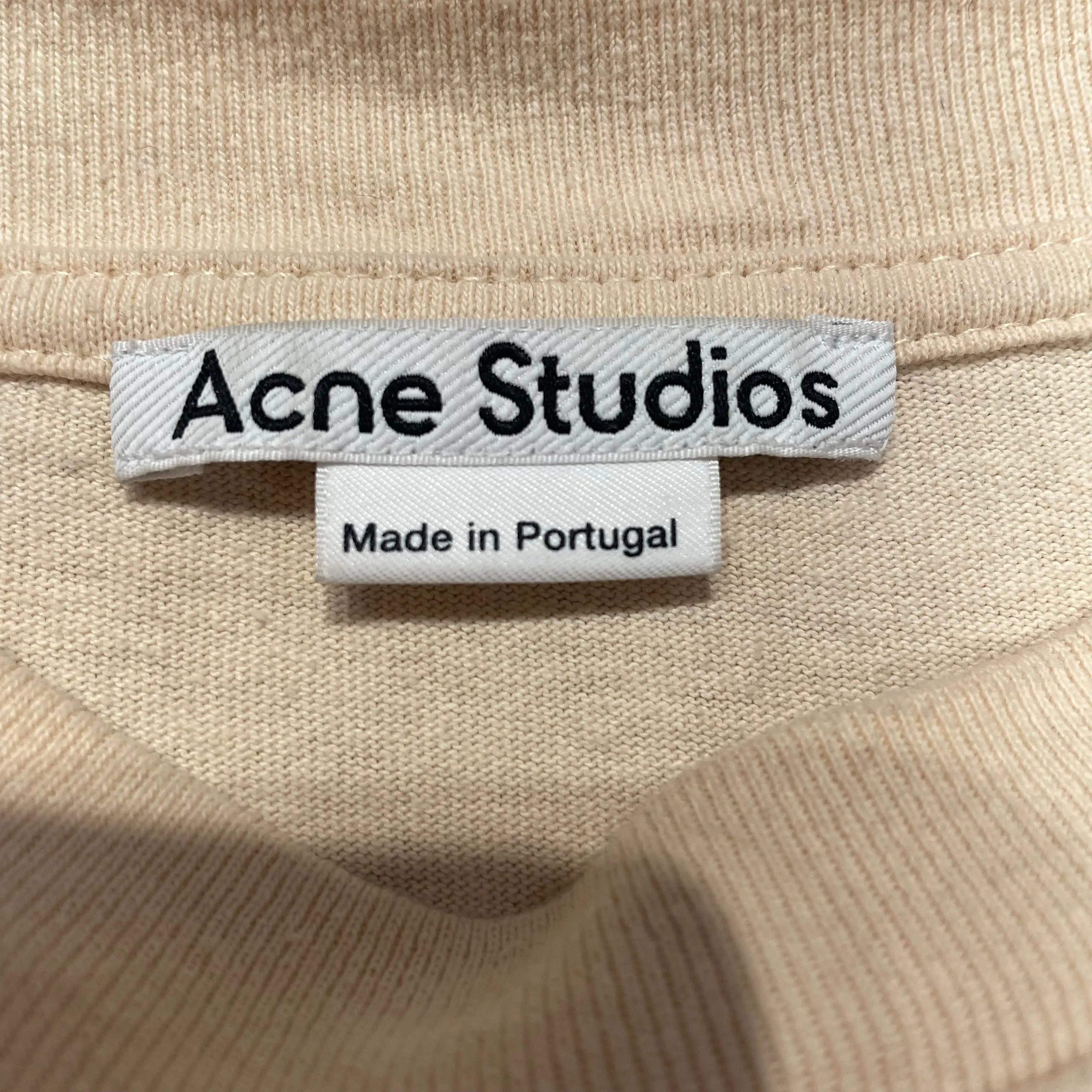 Acne Studios/T-Shirt/M/Cotton/KHK/