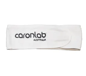 CaronLab Washable Head Band - White - Pack of 2