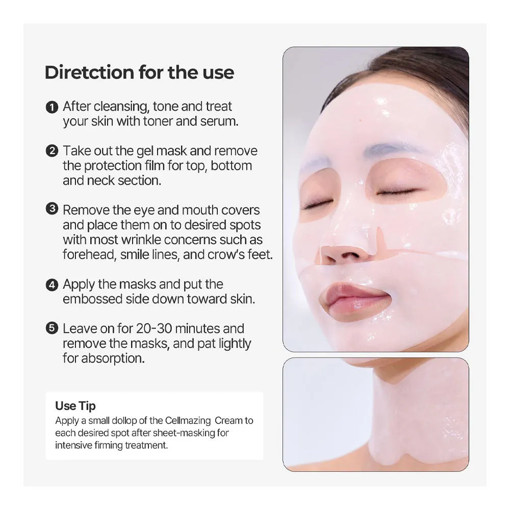 Cellmazing Firming Gel Mask Sheet (For Face and Neck)