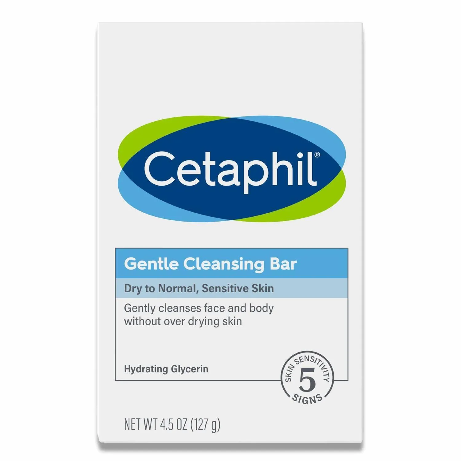 Cetaphil -  Gentle Cleansing Bar for Dry/Sensitive Skin 4.5 Oz - 12 Pack