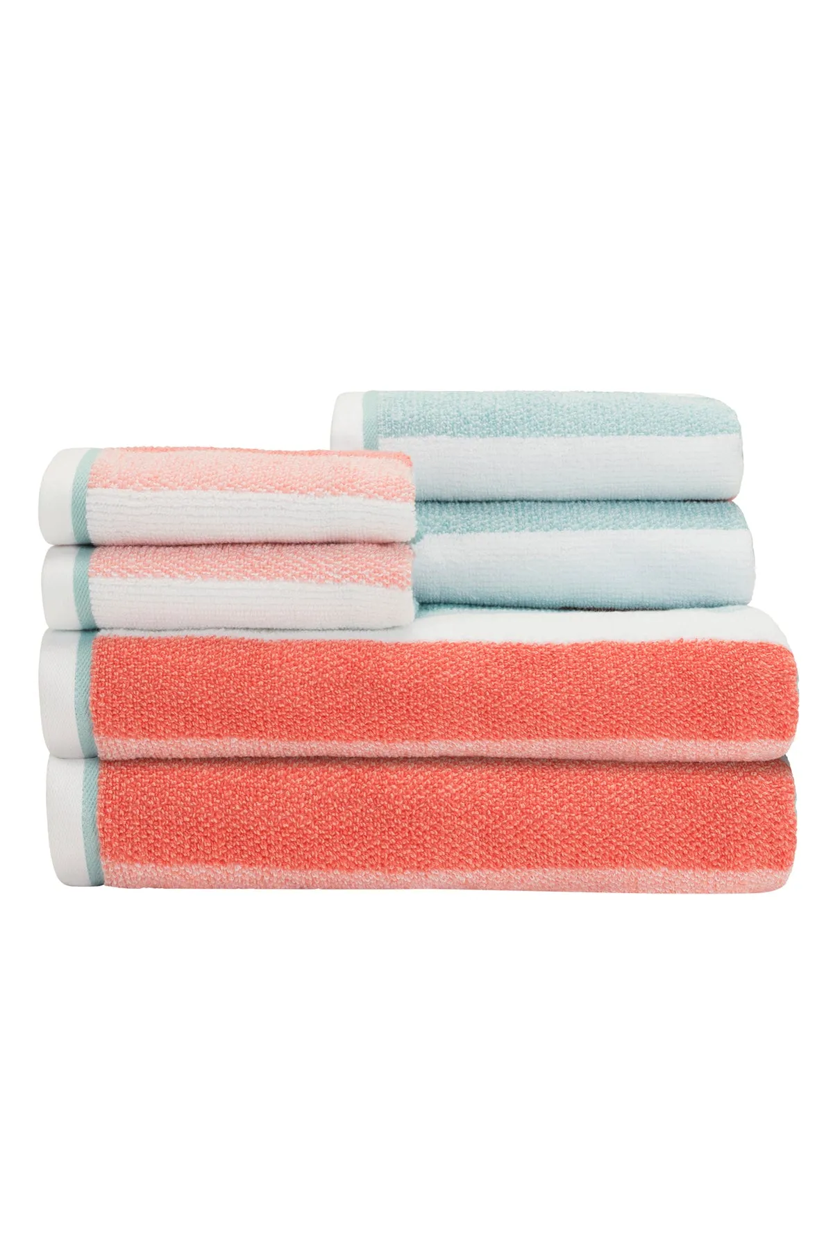 Dana 6-Piece Towel Set: Modern Stripe