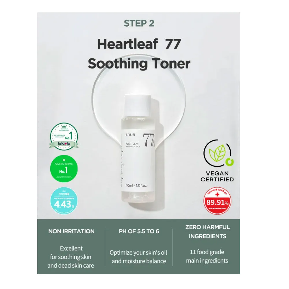 Heartleaf Soothing Trial Kit