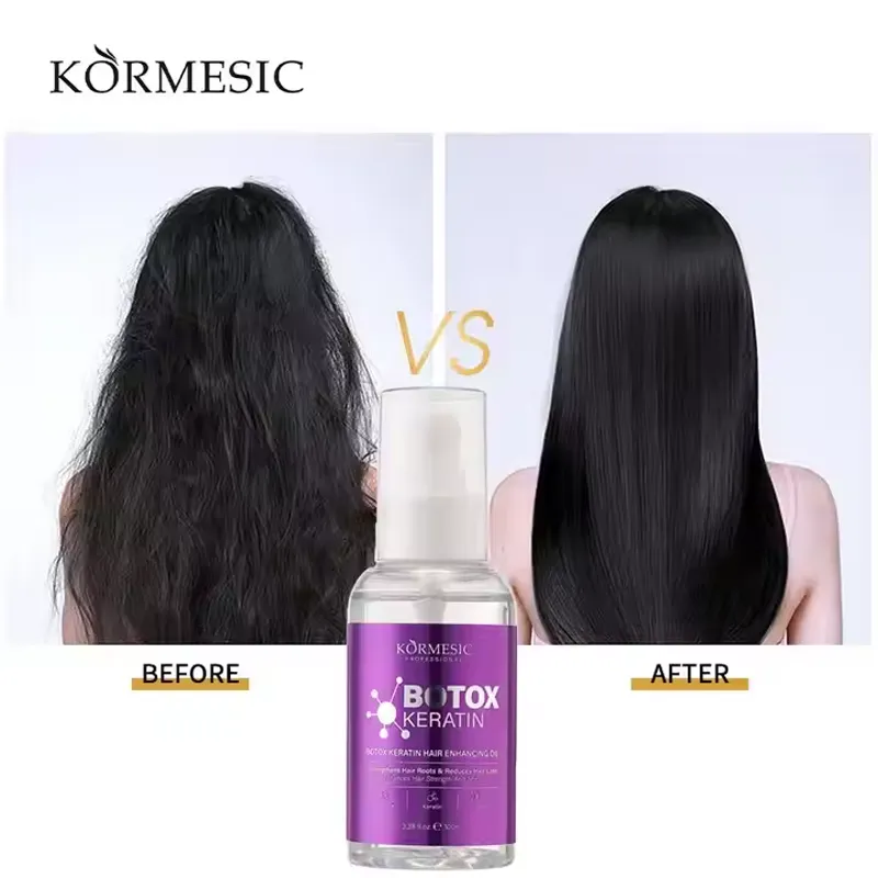 KORMESIC Botox keratin Infused Hair Oil Repair and Damaged Essentials Oil For Hair Treatment 100ml