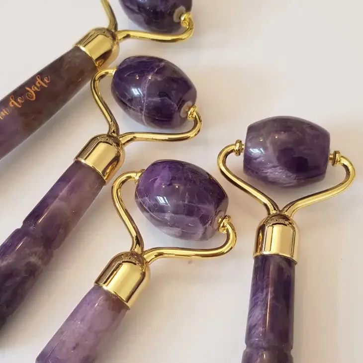 Mini Soothing Travel Jade Roller -Amethyst