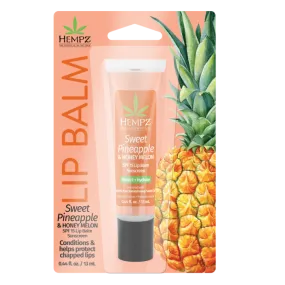 NEW! Hempz Herbal Lip Balm Sweet Pineapple SPF 15 Blister Pack