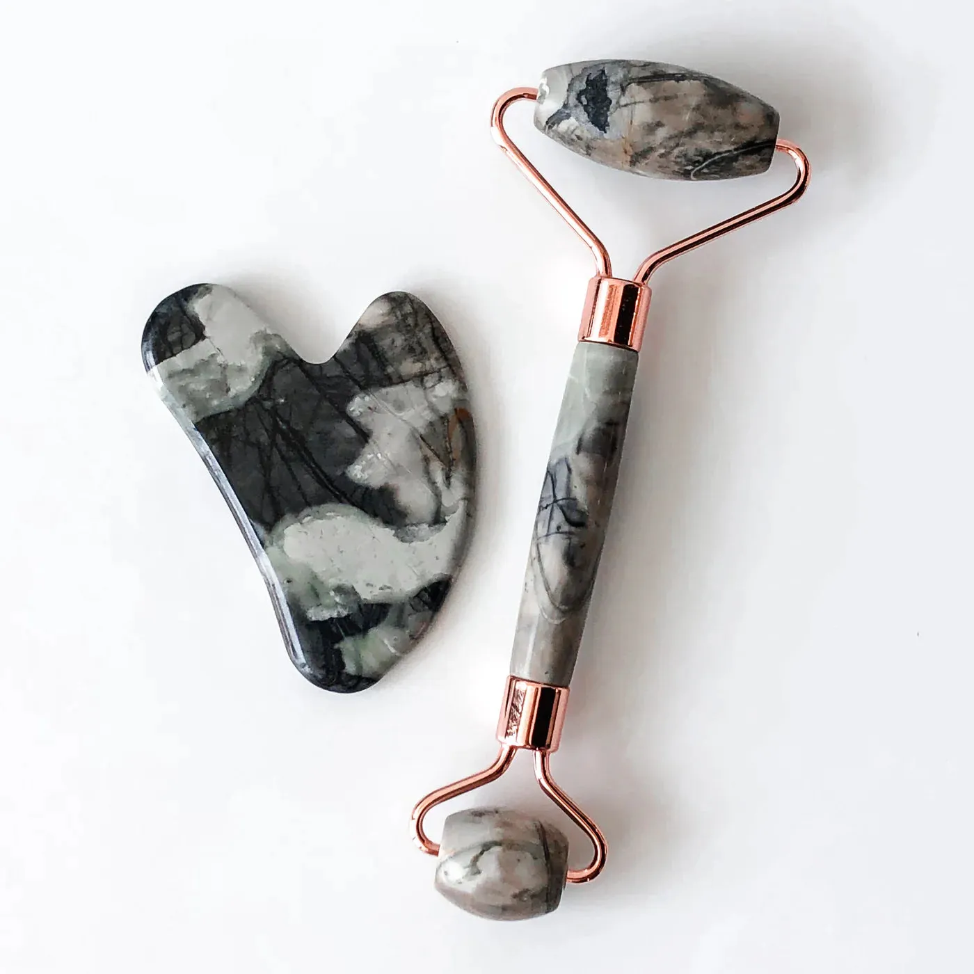 Picasso Jasper Roller   Gua Sha Facial Set