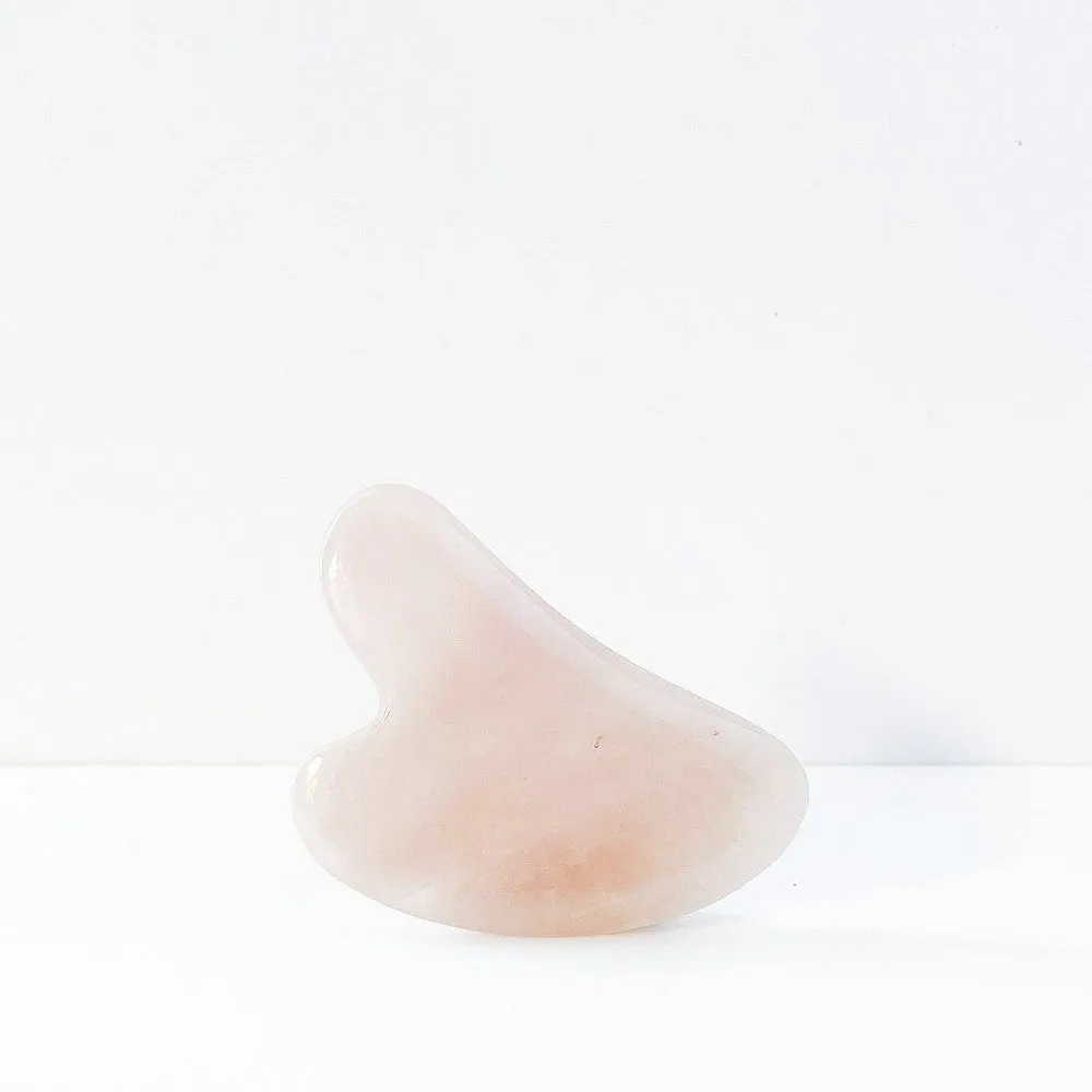 TheSeeke Rose Quartz Guasha Facial Sculpting Board