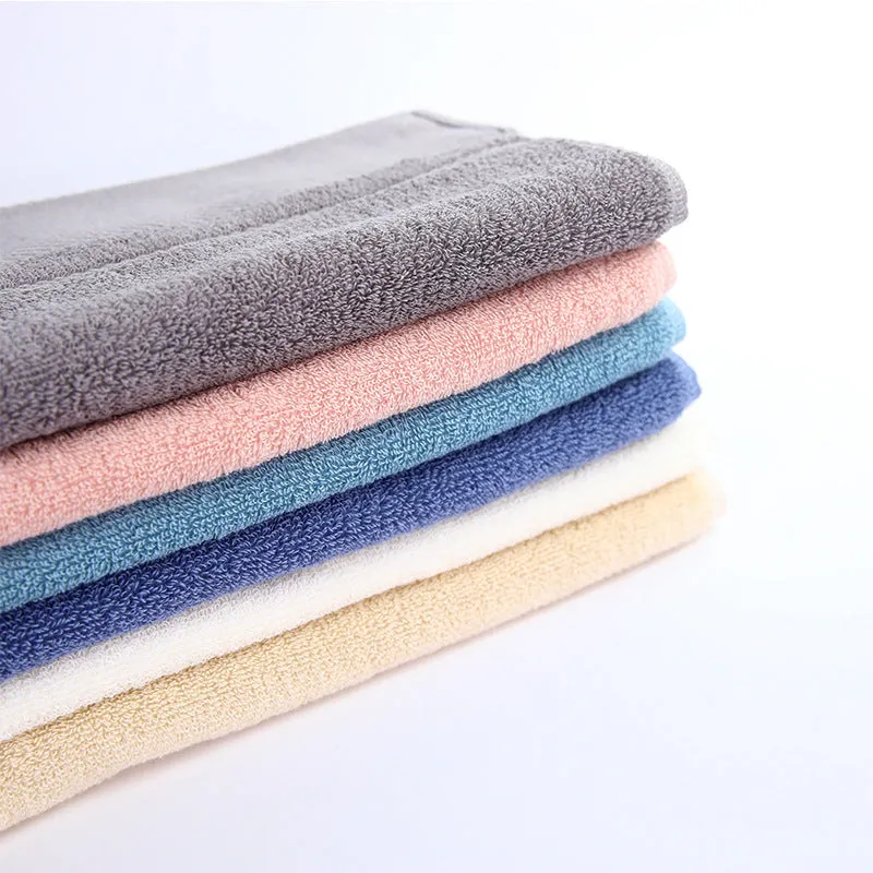 Thick and Lint-Free Solid Color Cotton Washcloth, HG0053